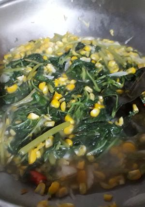 Foto resep Sayur bayam jagung