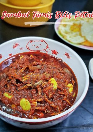 Gambar Sambal tumis bilis petai