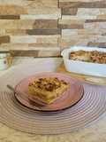 Tarta rellena de manzana