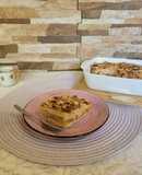 Tarta rellena de manzana
