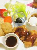 Dinner Menu with Kushikatsu and Inari Sushi