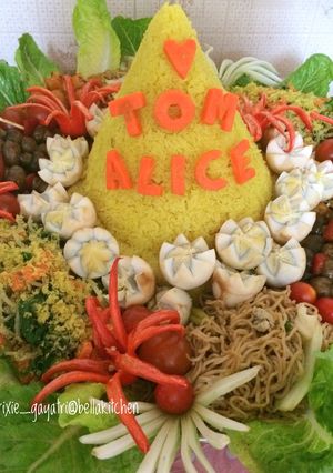 Foto resep Tumpeng Vegetarian