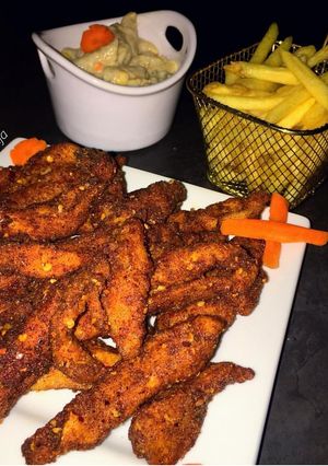 A picture of Chicken strips.