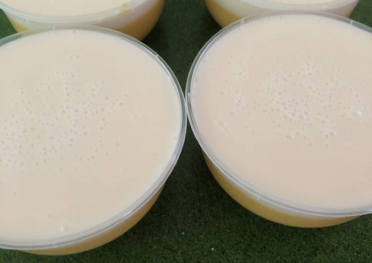 Bagaimana Membuat Puding jagung premium, Lezat