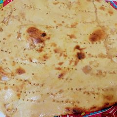 A picture of Whole wheat spicy naan.