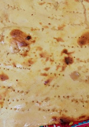 A picture of Whole wheat spicy naan.