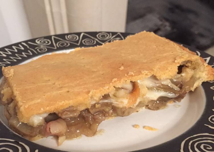 Steps to Prepare Fatto in casa super veloce Torta salata ai carciofi