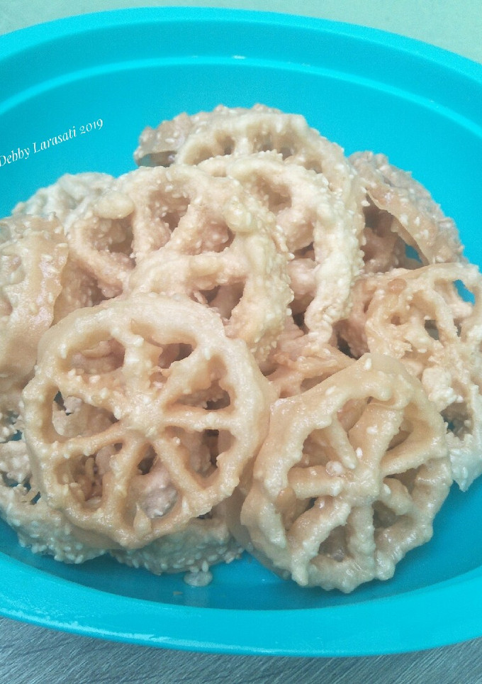 Foto resep Kembang Goyang Wijen Enak Simple