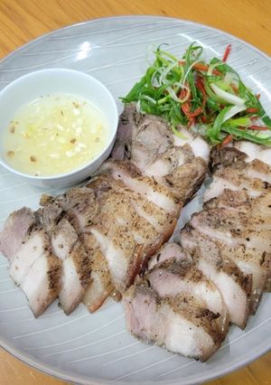 輕鬆零失敗,美味下飯的五花鹹豬肉 的食譜成品照片