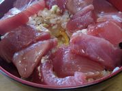 A picture of raw egg