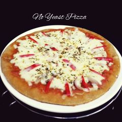 A picture of No Yeast Pizza.