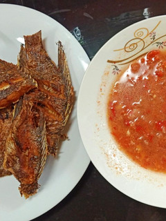 Foto resep Nila goreng sambal pecak 🐟🍛🌶️