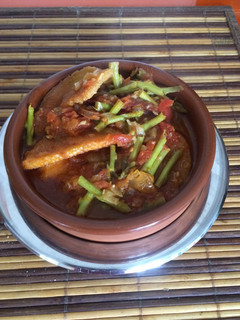Una foto de Sopa de espárragos trigueros