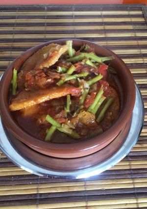 Una foto de Sopa de espárragos trigueros 