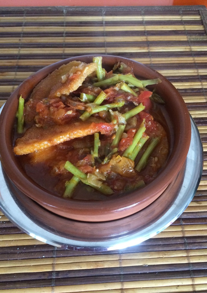 Una foto de Sopa de espárragos trigueros 