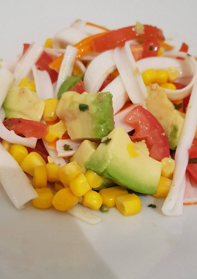 Una foto de Ensalada de cangrejo