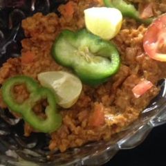 A picture of Chicken qeema.