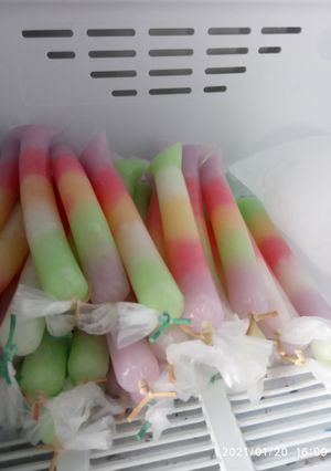 Foto resep Es pelangi