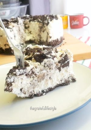 Foto resep Oreo cheesecake hanya 5 bahan