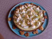 Une photo de meringue tarte citron