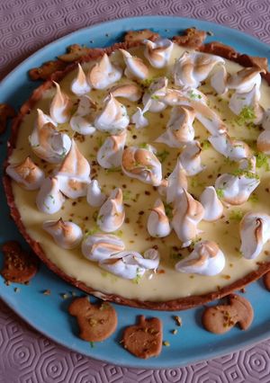 Une photo de La tarte au citron meringuée CAP pâtissier