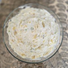 A picture of Creamy Potato & Scallion Spread.