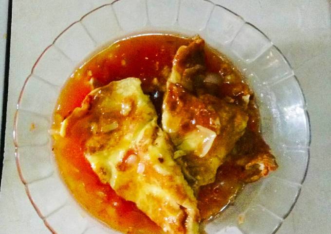 Resep Telur Dadar Saus Asam Manis Oleh Hana Pertiwi - Cookpad