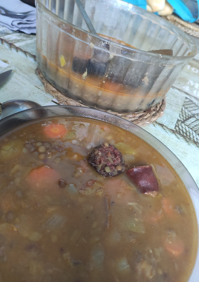 Una foto de Lentejas en Thermomix