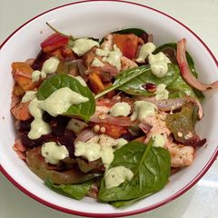 Sweet potato salad A picture of Sweet potato salad.