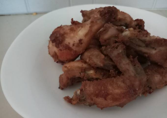 Ayam goreng bumbu putih simple gurih