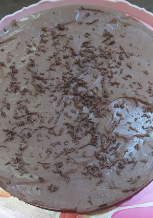 عکسی از دستور چیز کیک شکلاتی 🥧🍫