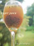 Jus buah markisa (Passion fruit)