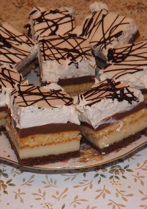 Somlói kocka recept fotója