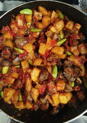 Foto resep Sambal Goreng Kentang Ati Pete
