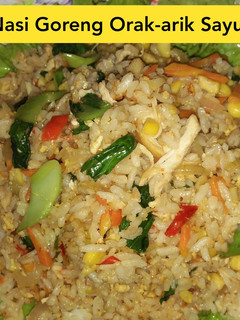 Foto resep *Nasi Goreng Orak-arik Sayur*