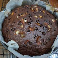 Cake Pisang Yogurt Cokelat (Tanpa Tepung Terigu)-レシピのメイン写真