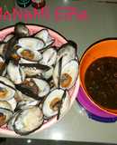 Kerang Rebus + Sambel Kecap Pedas