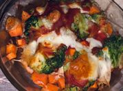 Kép erről: mozzarella,édesburgonya