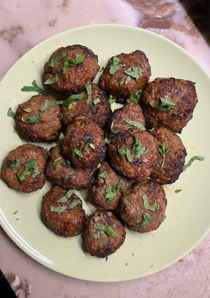 Φωτογραφία της συνταγής Κεφτεδάκια στο Air fryer Διατροφική αξία : 1,13 kcal / gr