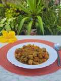 Guiso de lentejas con bondiola