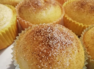 Kürtöskalács ízű muffin recept fotója