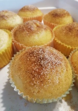 Kürtöskalács ízű muffin recept fotója