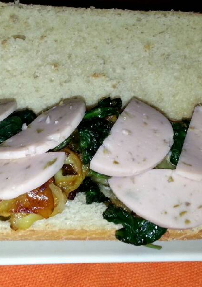 Una foto de Bocadillo vegano