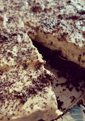 Una foto de Cheesecake Oreo Manjar