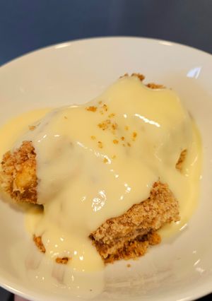 Aranygaluska vaniliasodóval recept fotója