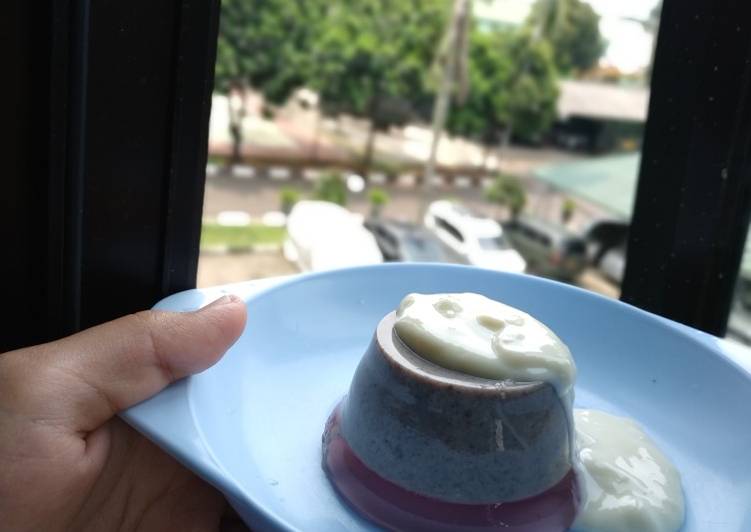 Puding Oreo dengan Fla susu