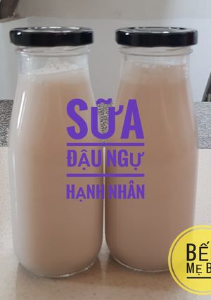 Hình của món Sữa đậu ngự hạnh nhân.