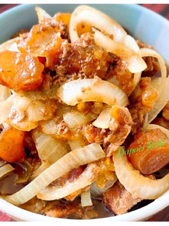 Anti Ribet, Membuat Daging semur bawang Bahan Sederhana