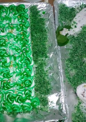 A picture of Azaadi cake.