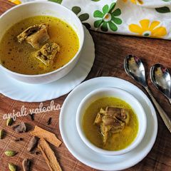 A picture of Mutton soup.